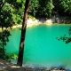 A beautiful view over The Blue Lake of Baia Sprie