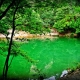 A beautiful view over The Blue Lake of Baia Sprie