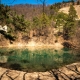 A beautiful view over The Blue Lake of Baia Sprie